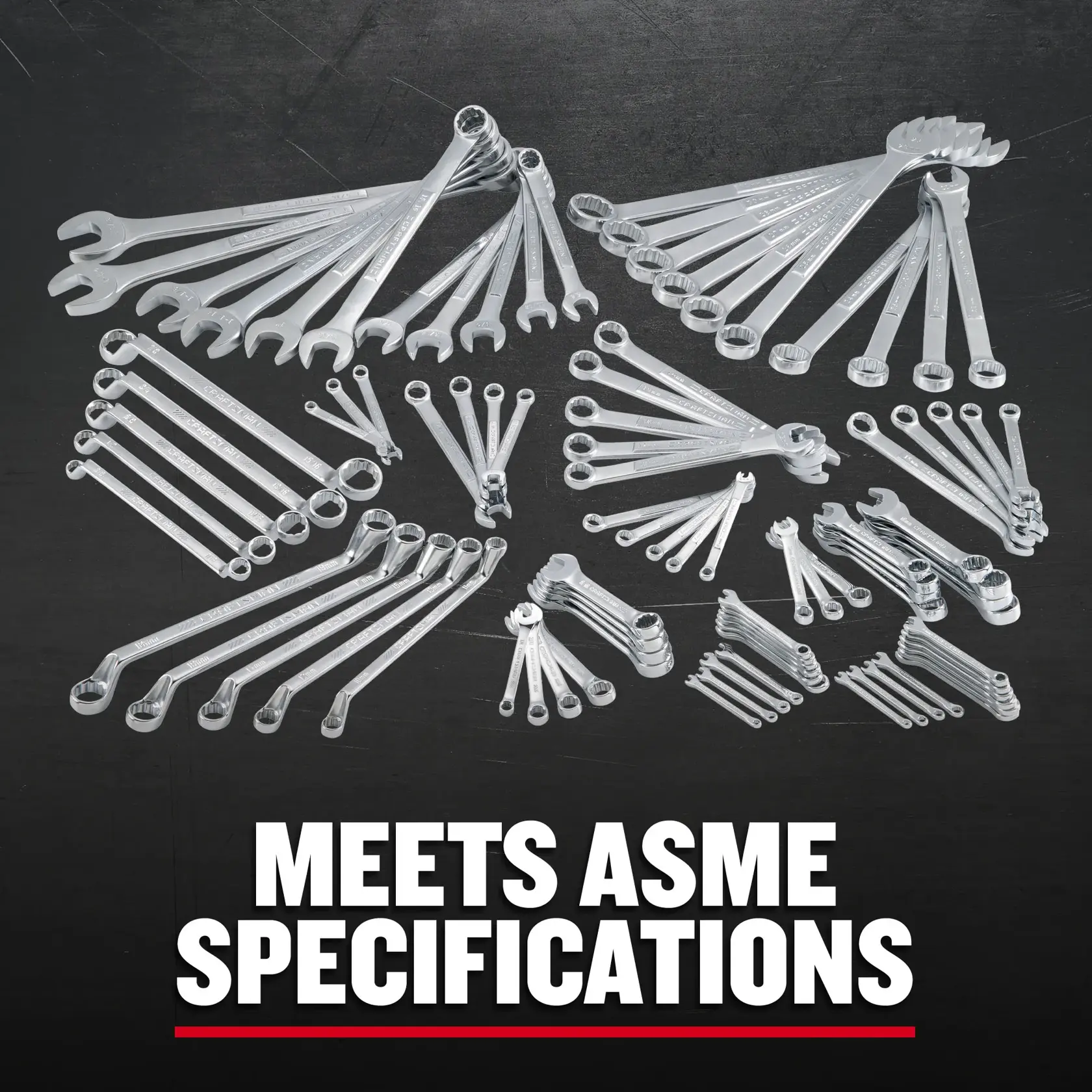 Craftsman CMMT87902 96 pc Master Static Wrench Set F+B