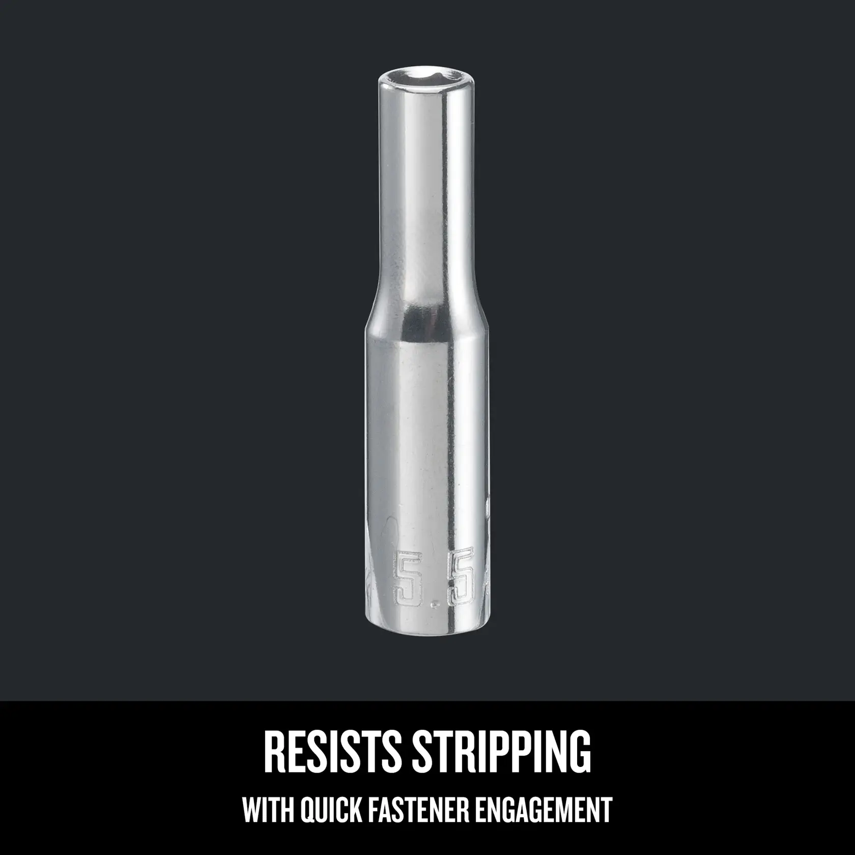 Graphic of CRAFTSMAN Sockets: 6-Point highlighting product features