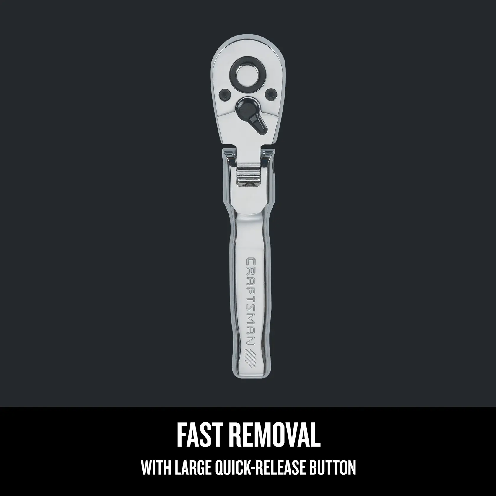 Graphic of CRAFTSMAN Ratchets highlighting product features