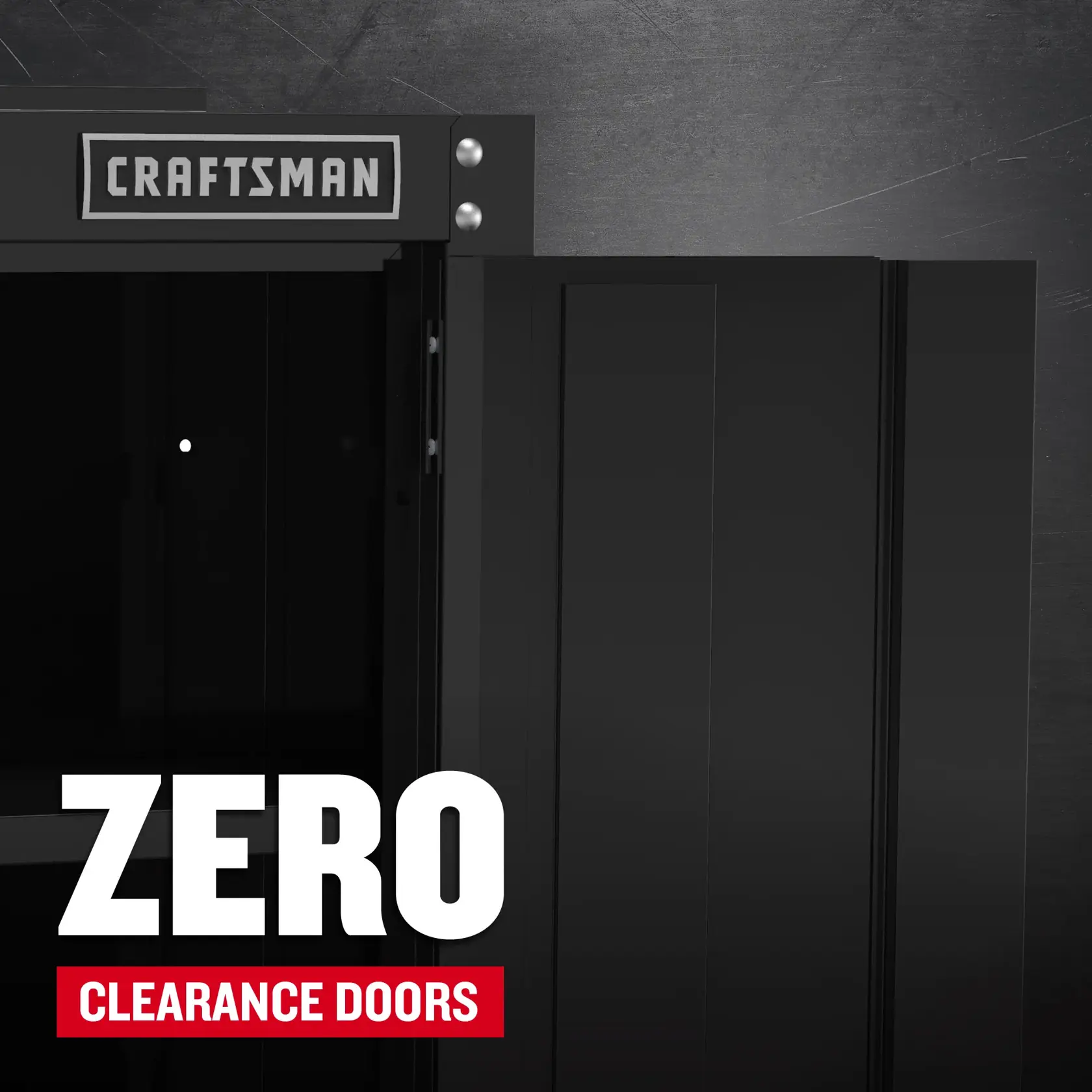 Craftsman CMST22800BK 48-Inch Steel Freestanding Garage Storage Tool Cabinet (Black) F+B