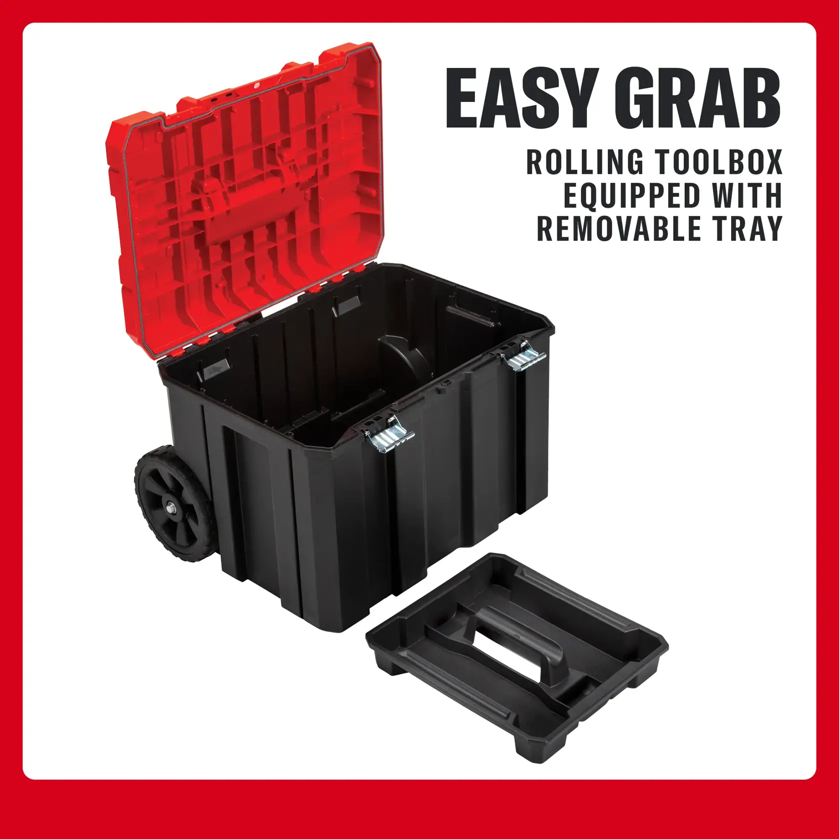 VERSASTACK™ Rolling Tower with Deep Box, 2-Drawers, and Soft Bag