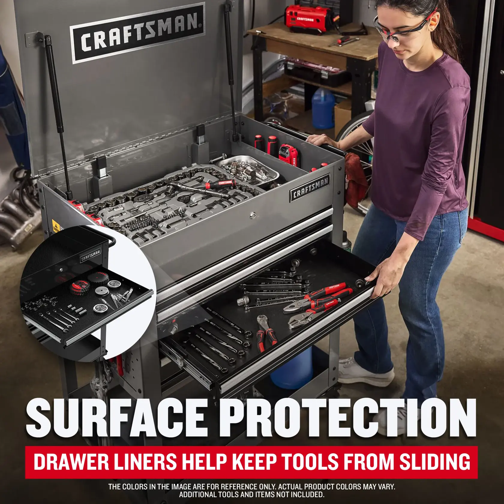 eComm Graphic Surface Protection of CRAFTSMAN Black Utility Cart