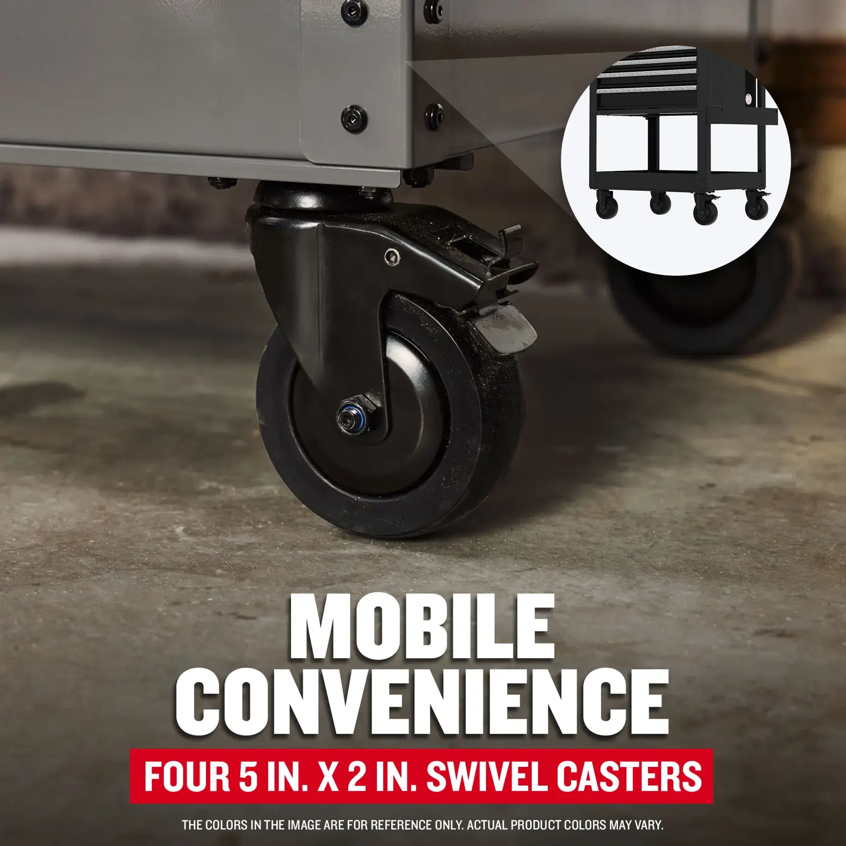 eComm Graphic Mobile Convenience of CRAFTSMAN Black Utility Cart