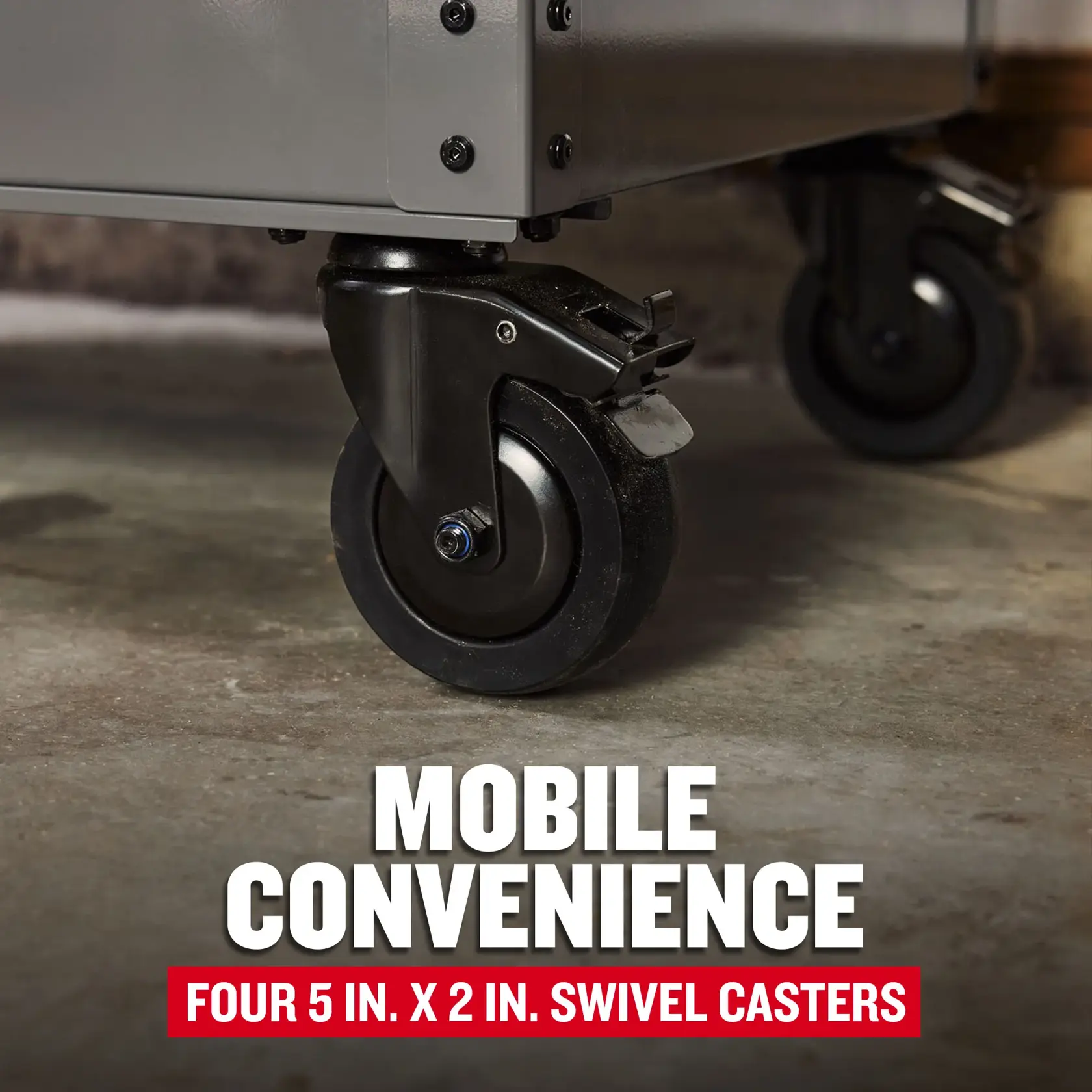 eComm Graphic Mobile Convenience of CRAFTSMAN Grey Utility Cart