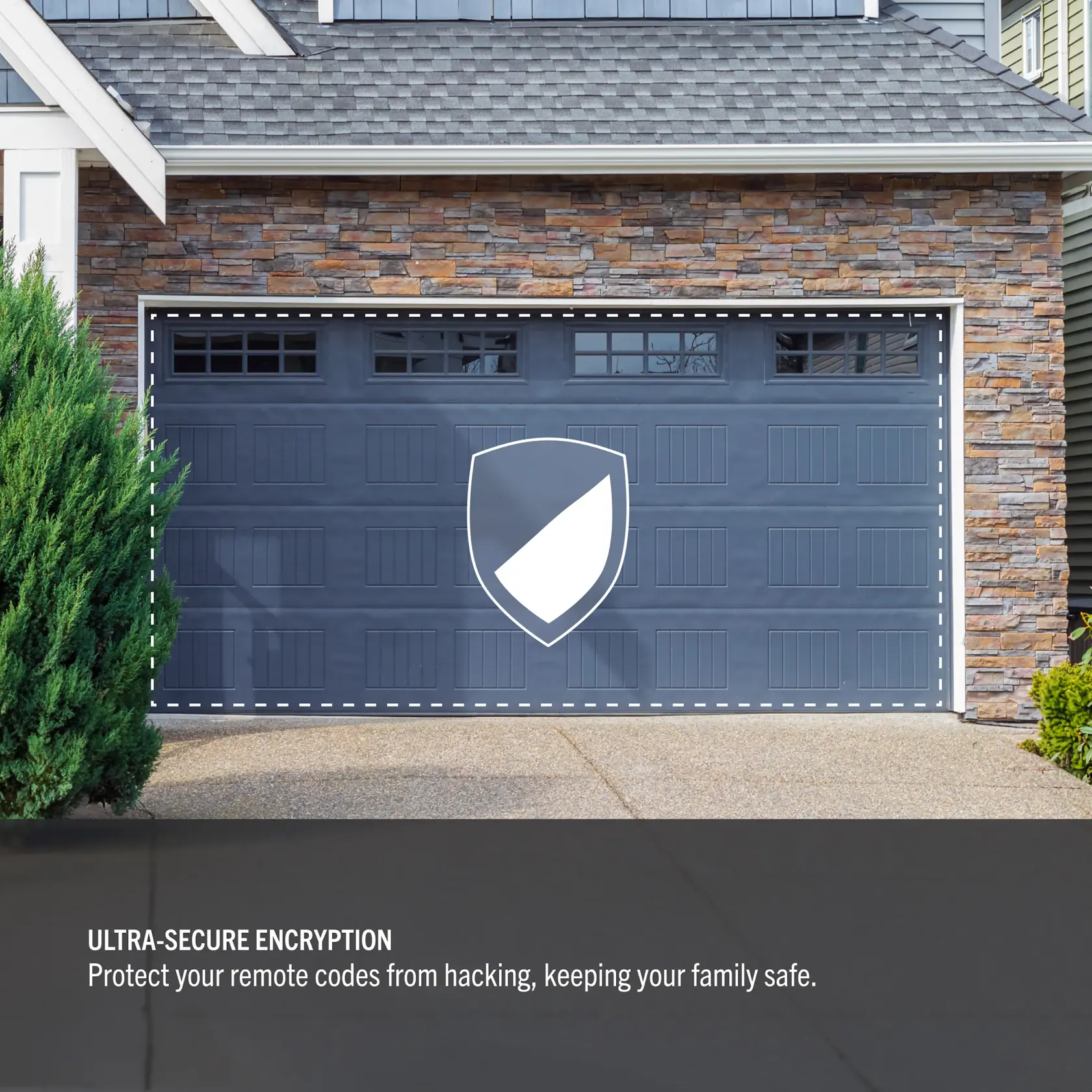 CRAFTSMAN Garage Door Opener Keypad, front facing, feature highlight