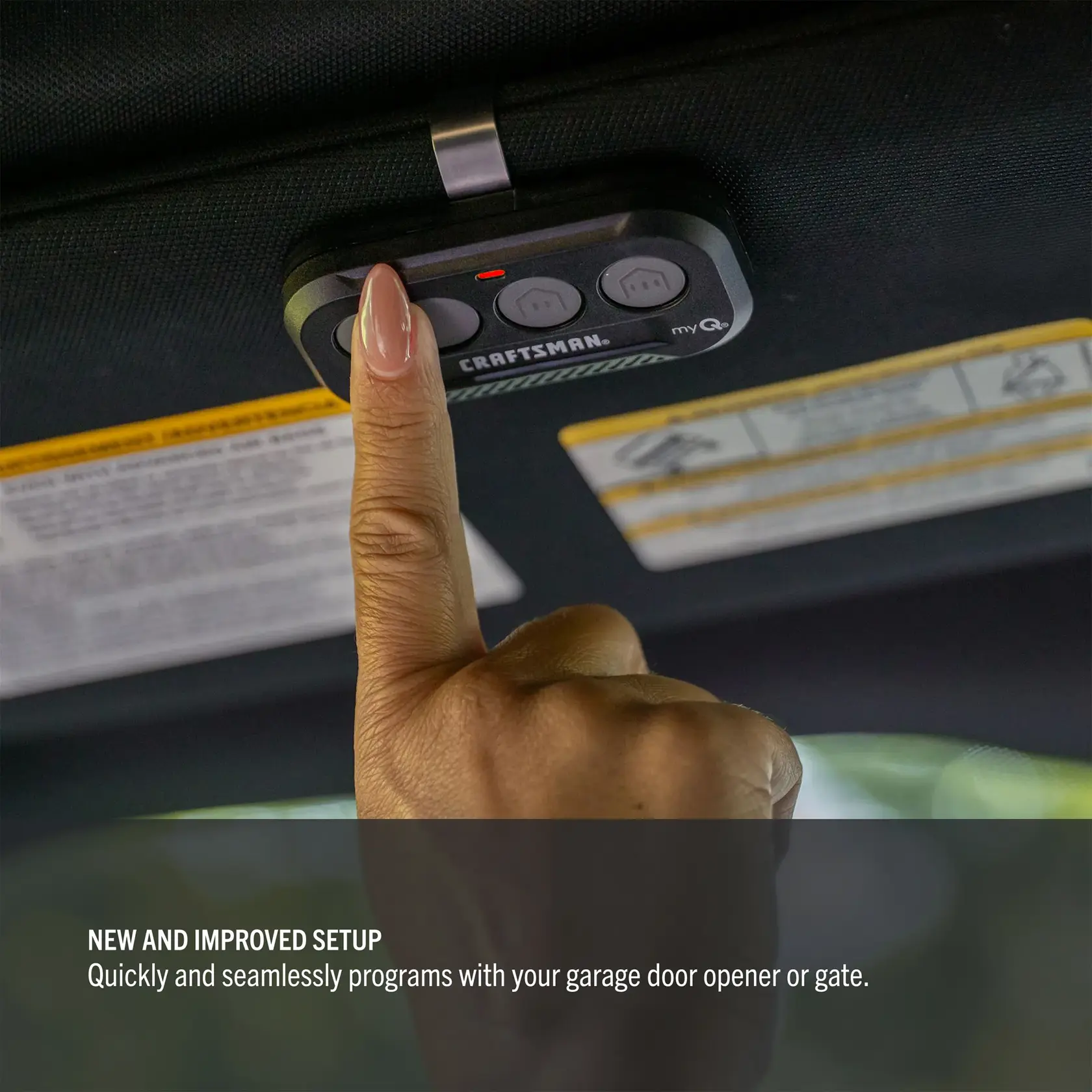 CRAFTSMAN® MYQ 3 Button Garage Door Opener Remote