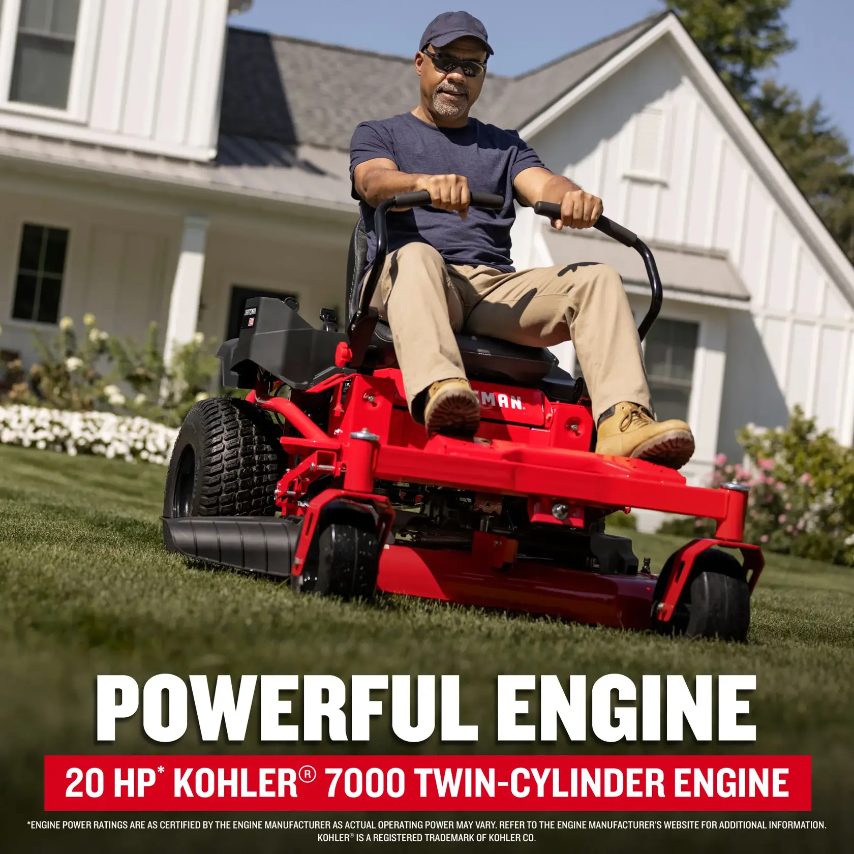 CRAFTSMAN® 42-Inch 20 HP* Gas Zero-Turn Riding Lawn Mower