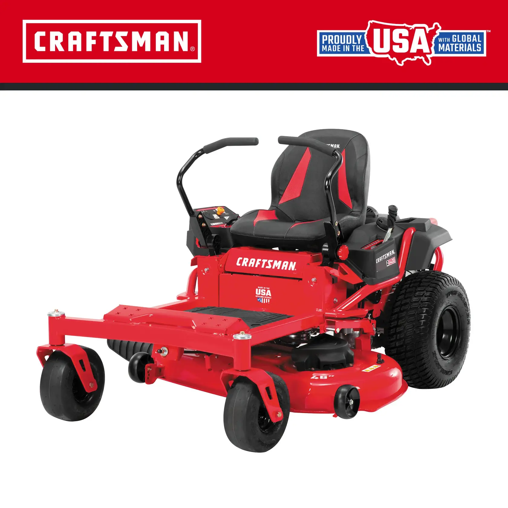 CRAFTSMAN® 46-Inch 22 HP* Gas Zero-Turn Riding Lawn Mower