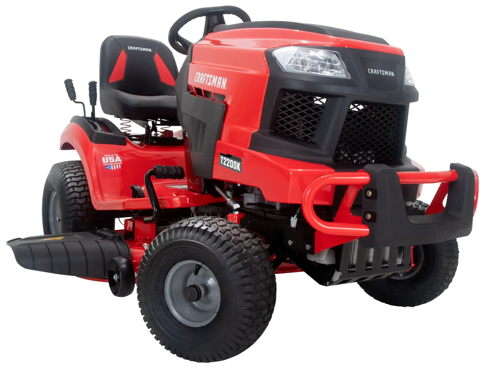 T2200K Gas Riding Mower Right Angle View