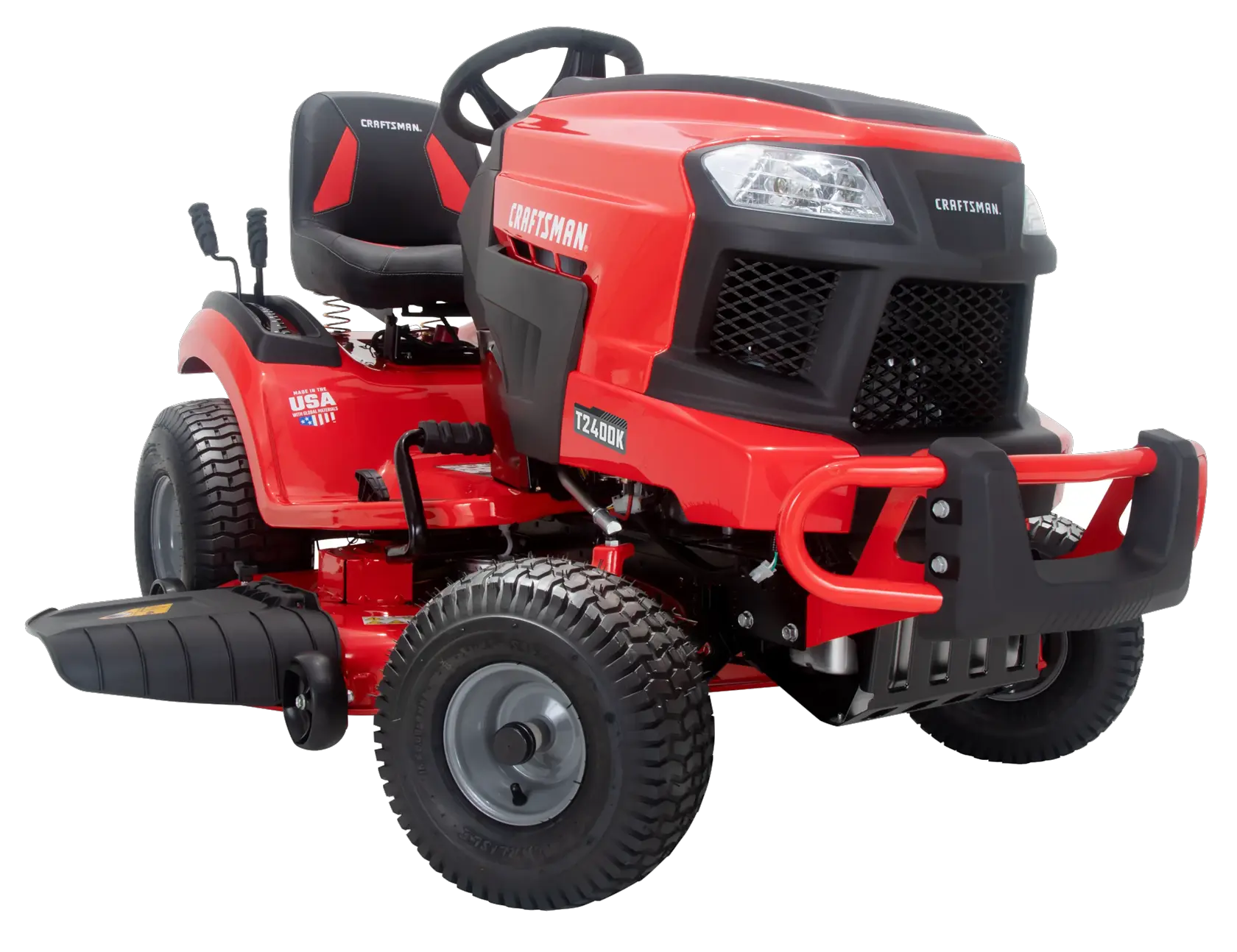 CRAFTSMAN T2400K Riding Mower Left Profile Low View 