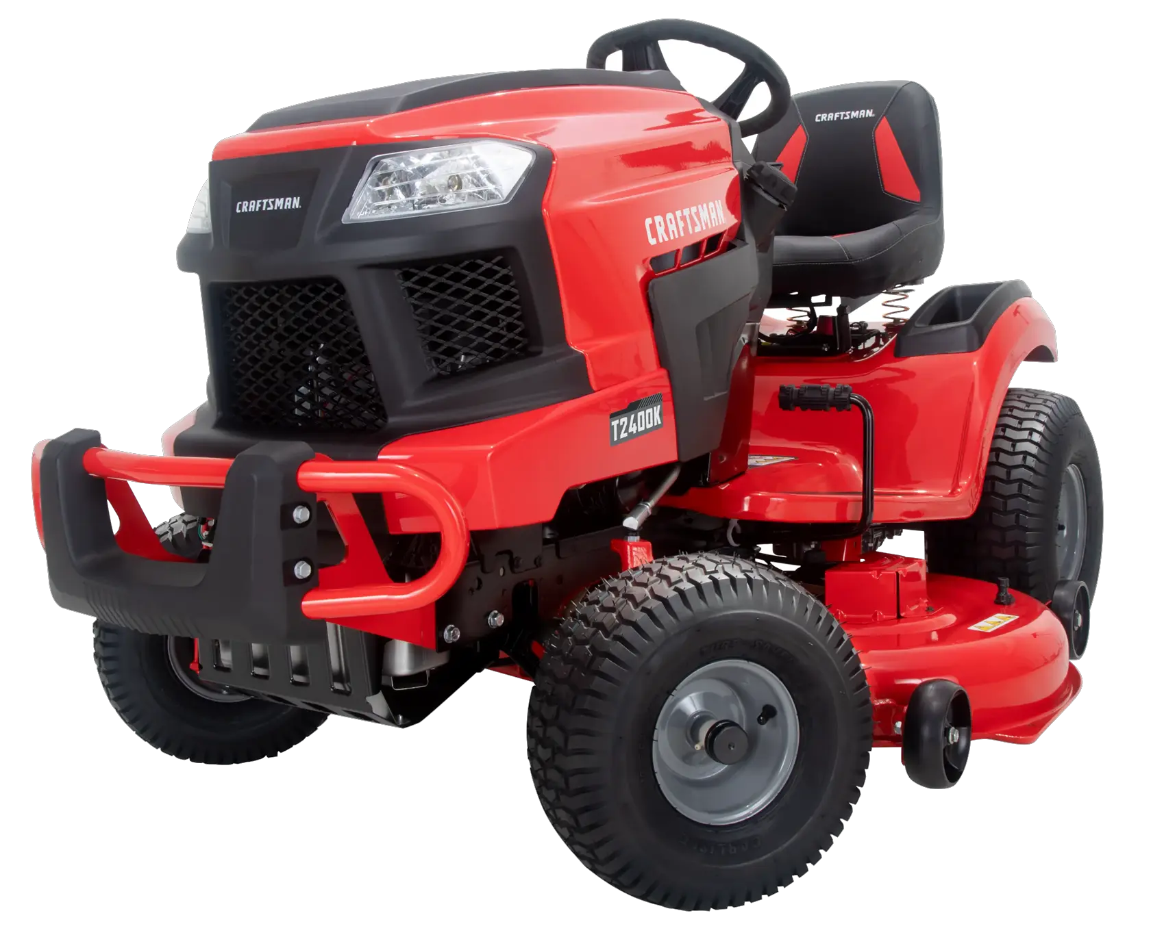 CRAFTSMAN T2400K Riding Mower Right Profile Low View 