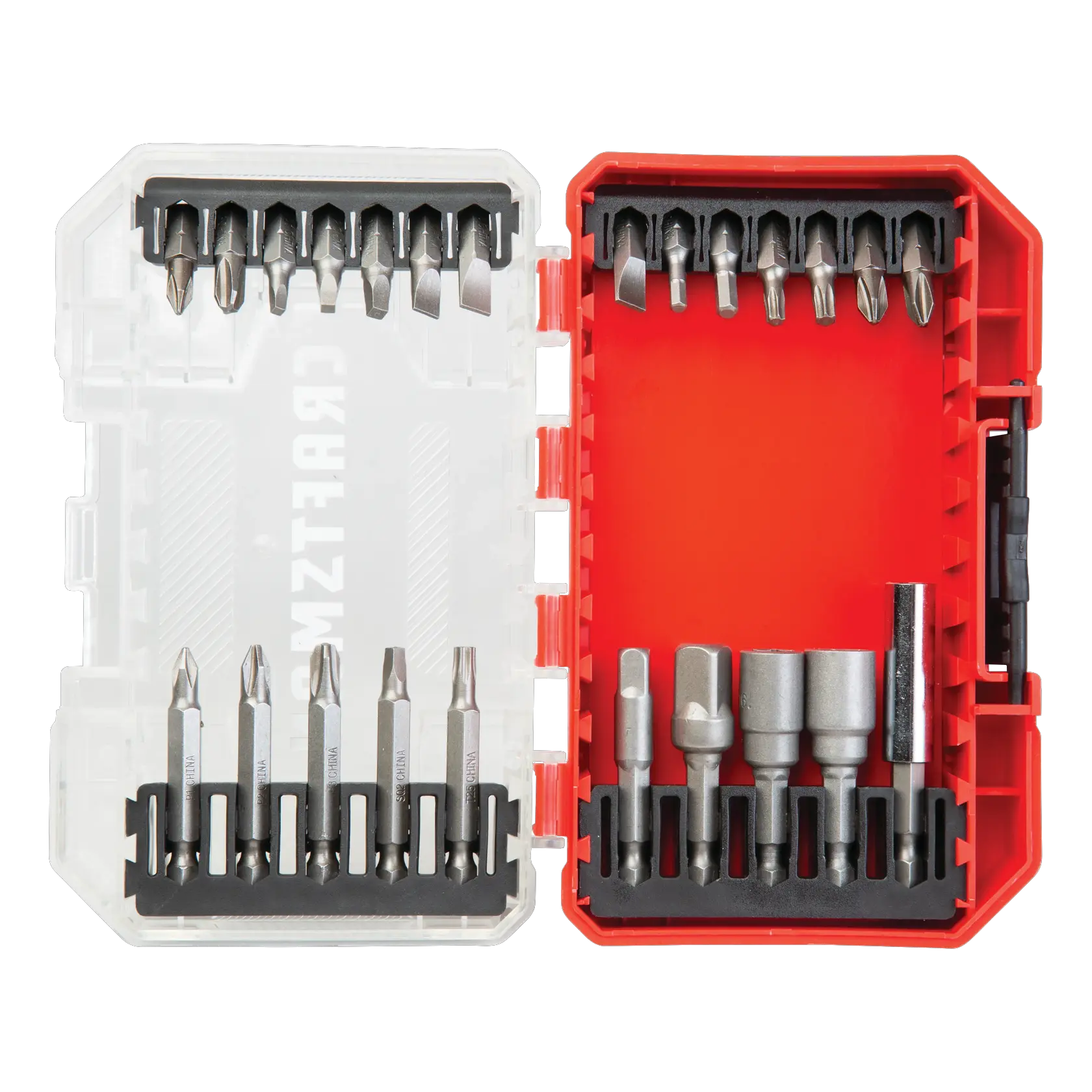 View of CRAFTSMAN Drill Bits: Set on white background