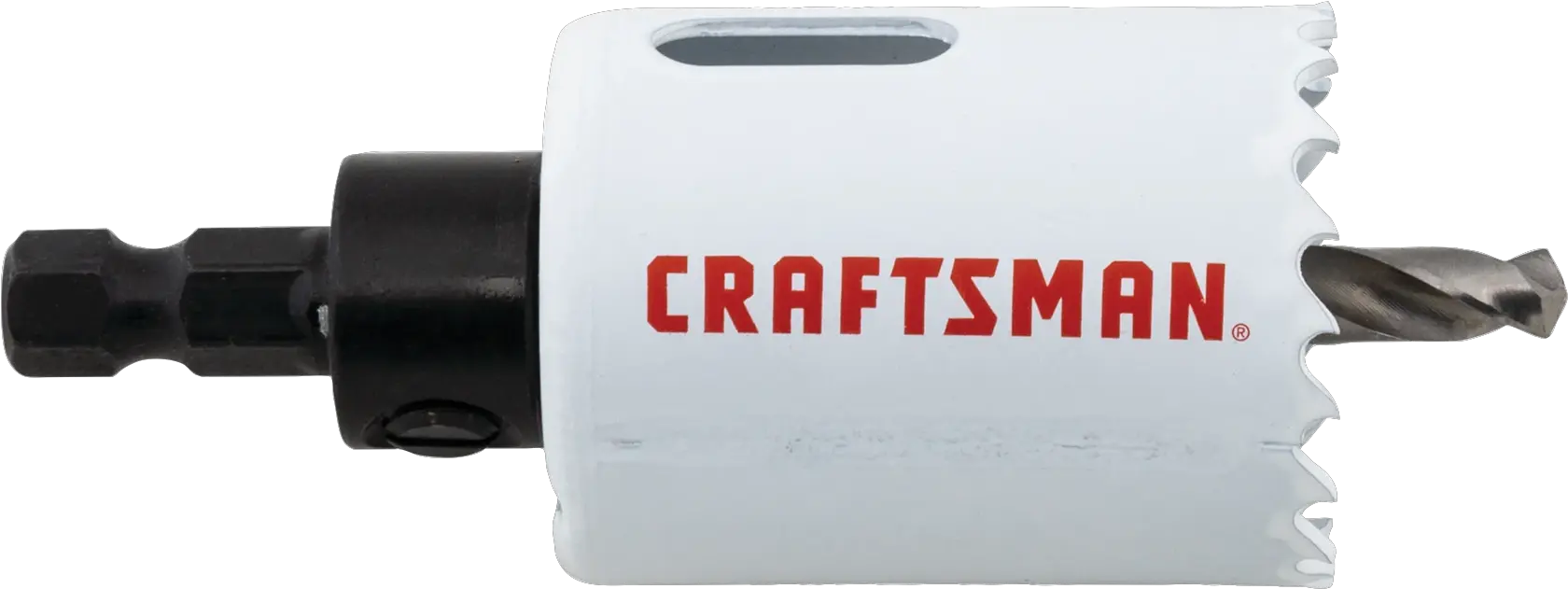 View of CRAFTSMAN Hole Saws on white background