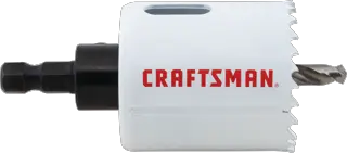 View of CRAFTSMAN Hole Saws on white background