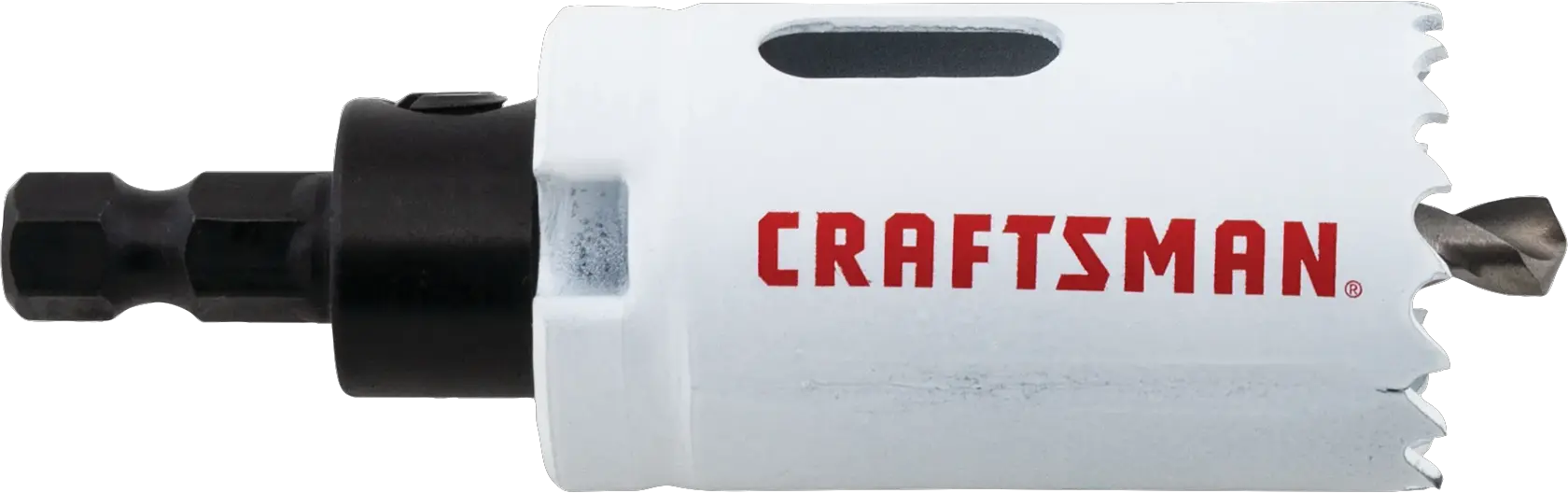 View of CRAFTSMAN Hole Saws on white background