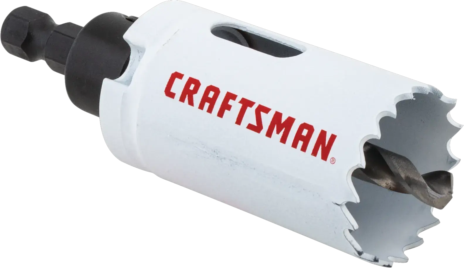 View of CRAFTSMAN Hole Saws on white background