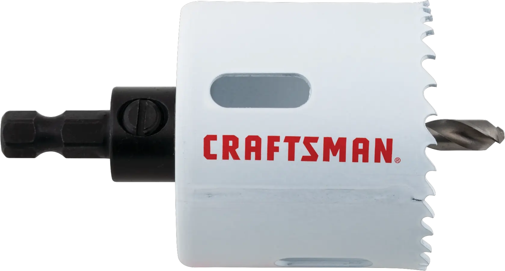 View of CRAFTSMAN Hole Saws on white background