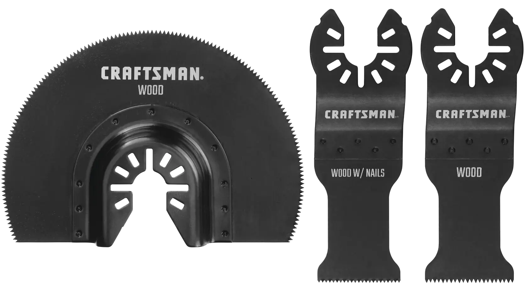 View of CRAFTSMAN Blades: Oscillating Tools on white background