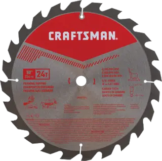 10 inch 24 tooth framing ripping saw blade.