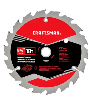 View of CRAFTSMAN Blades: Table Saw on white background