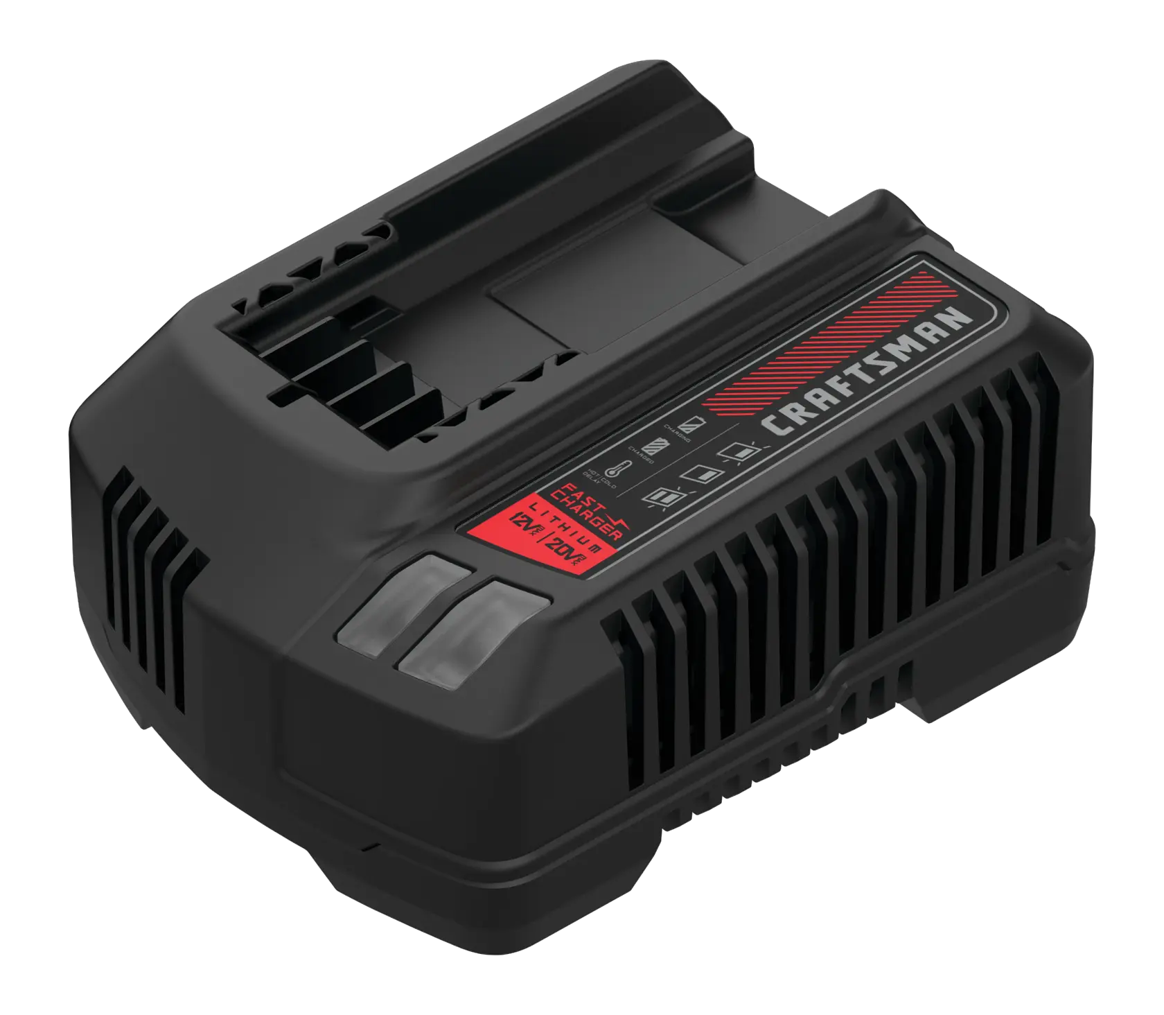 View of CRAFTSMAN Batteries & Chargers on white background