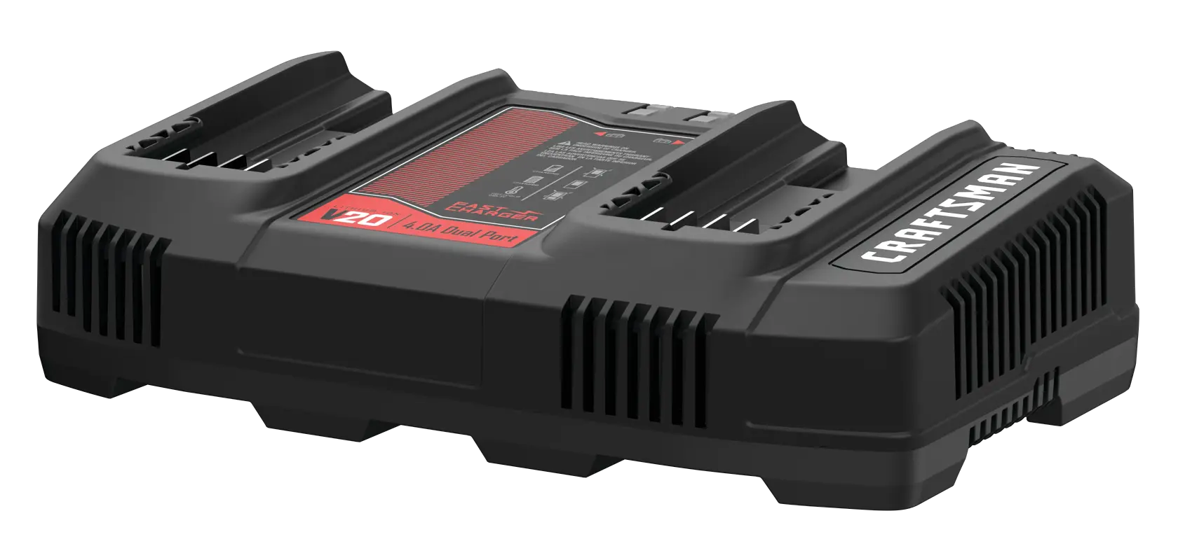 View of CRAFTSMAN Batteries & Chargers on white background