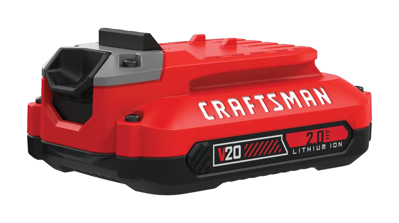 V 20 2.0 Amp hour lithium ion battery.