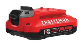 V 20 2.0 Amp hour lithium ion battery.
