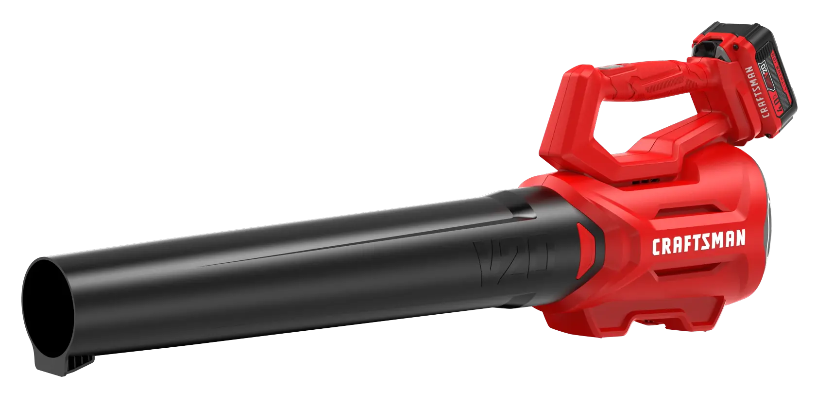 CRAFTSMAN V20* Cordless Axial Leaf Blower Kit Left Angle
