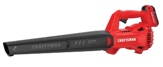 View of CRAFTSMAN Leaf Blowers on white background