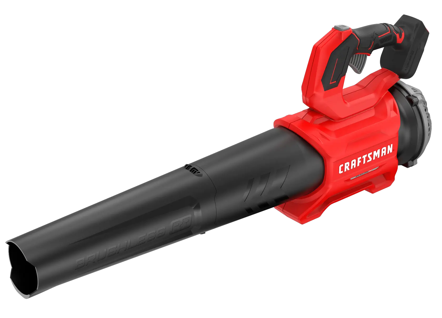 V20* BRUSHLESSRP Cordless Axial  Blower Bare Tool Left Angle Downward View