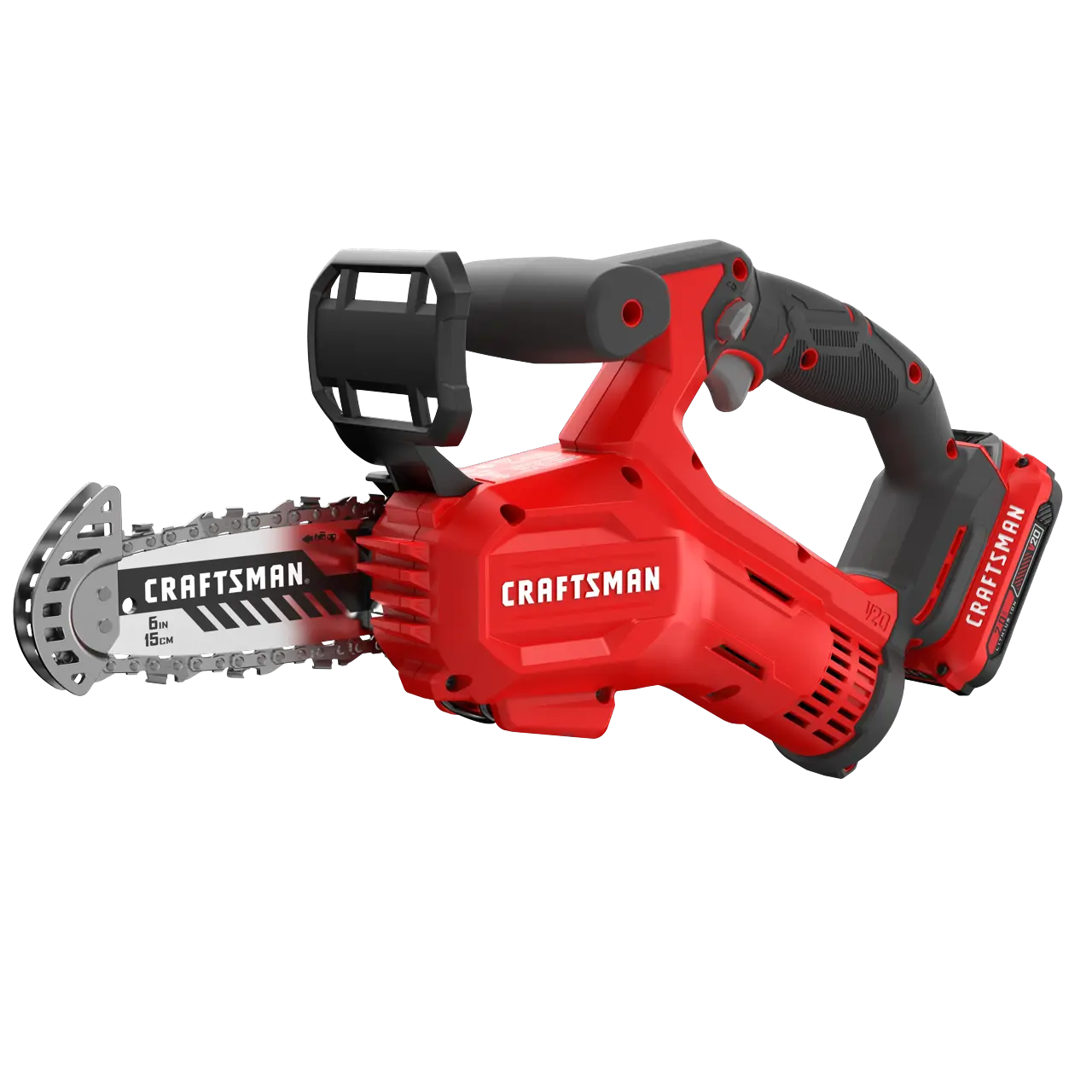 V20 Cordless Pruning Chainsaw on white background