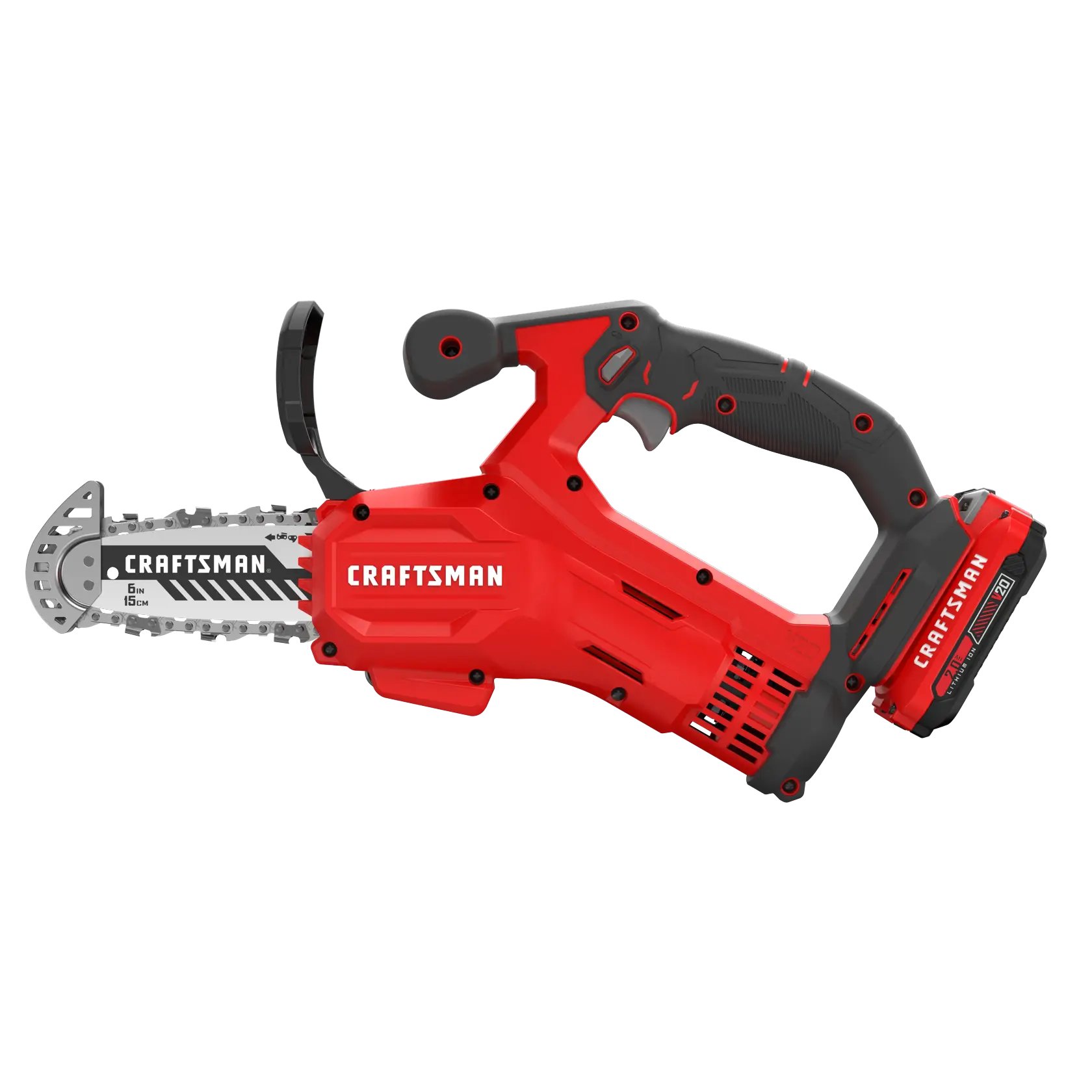 V20 Cordless Pruning Chainsaw on white background