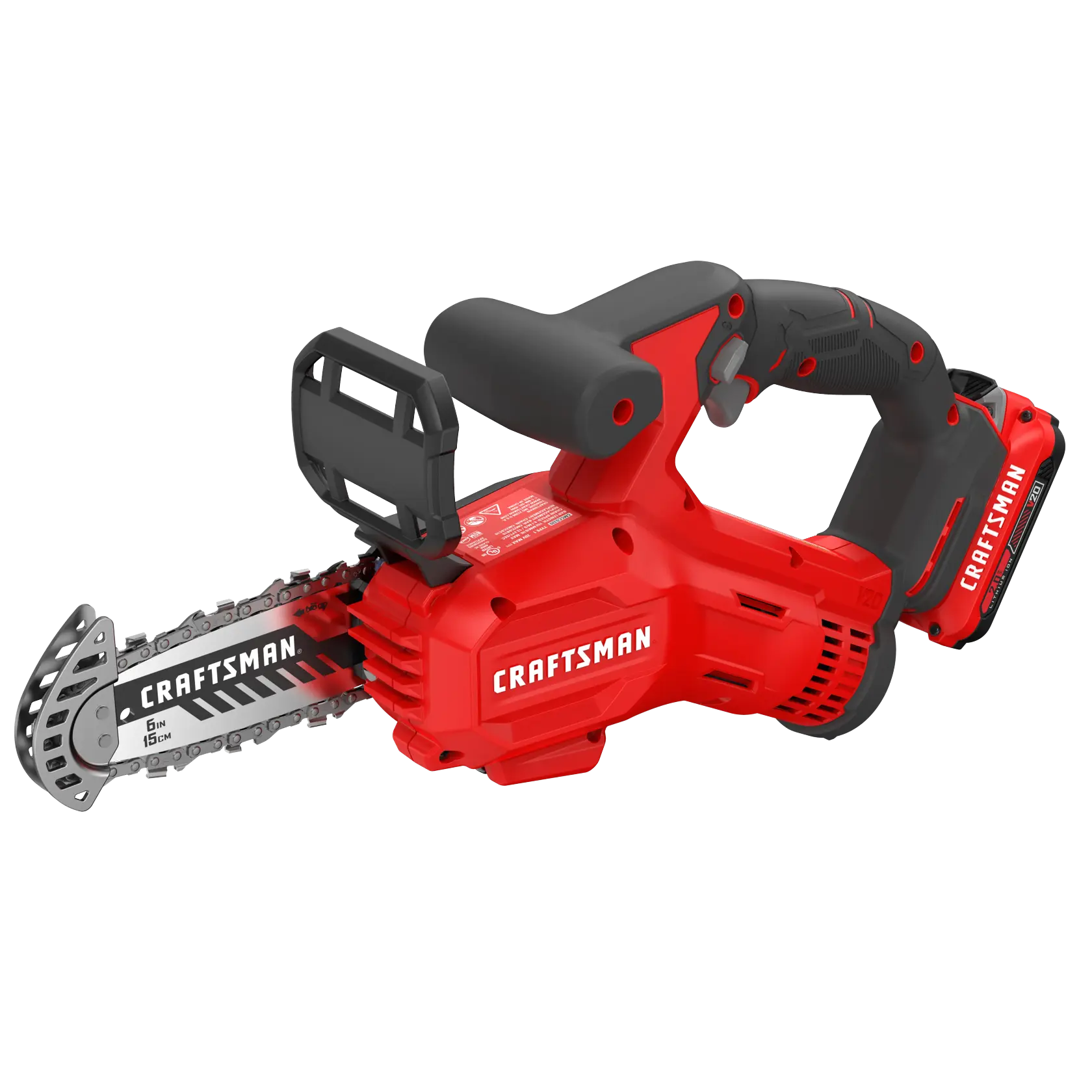 V20 Cordless Pruning Chainsaw on white background