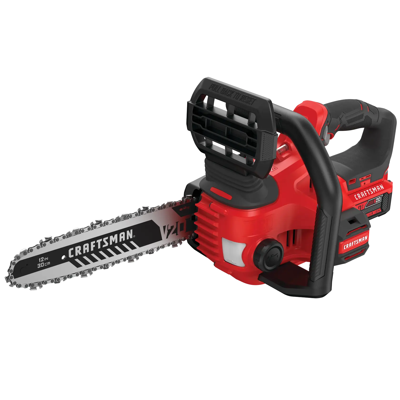 12 inch cordless compact chainsaw kit 4 amp hour.