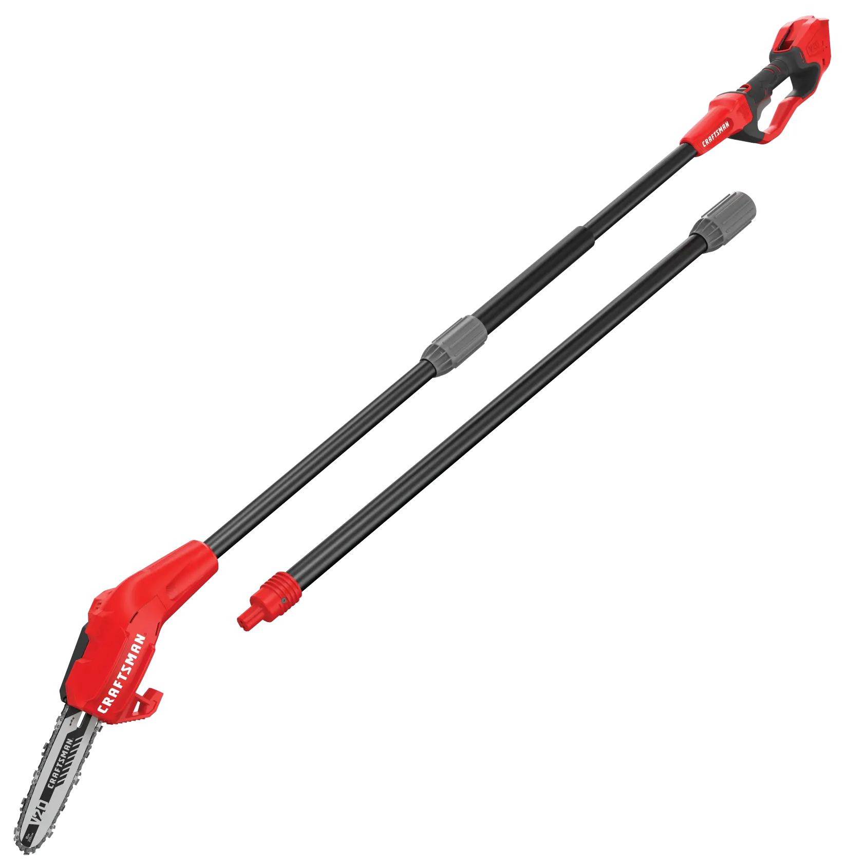 View of CRAFTSMAN Pole Saws on white background