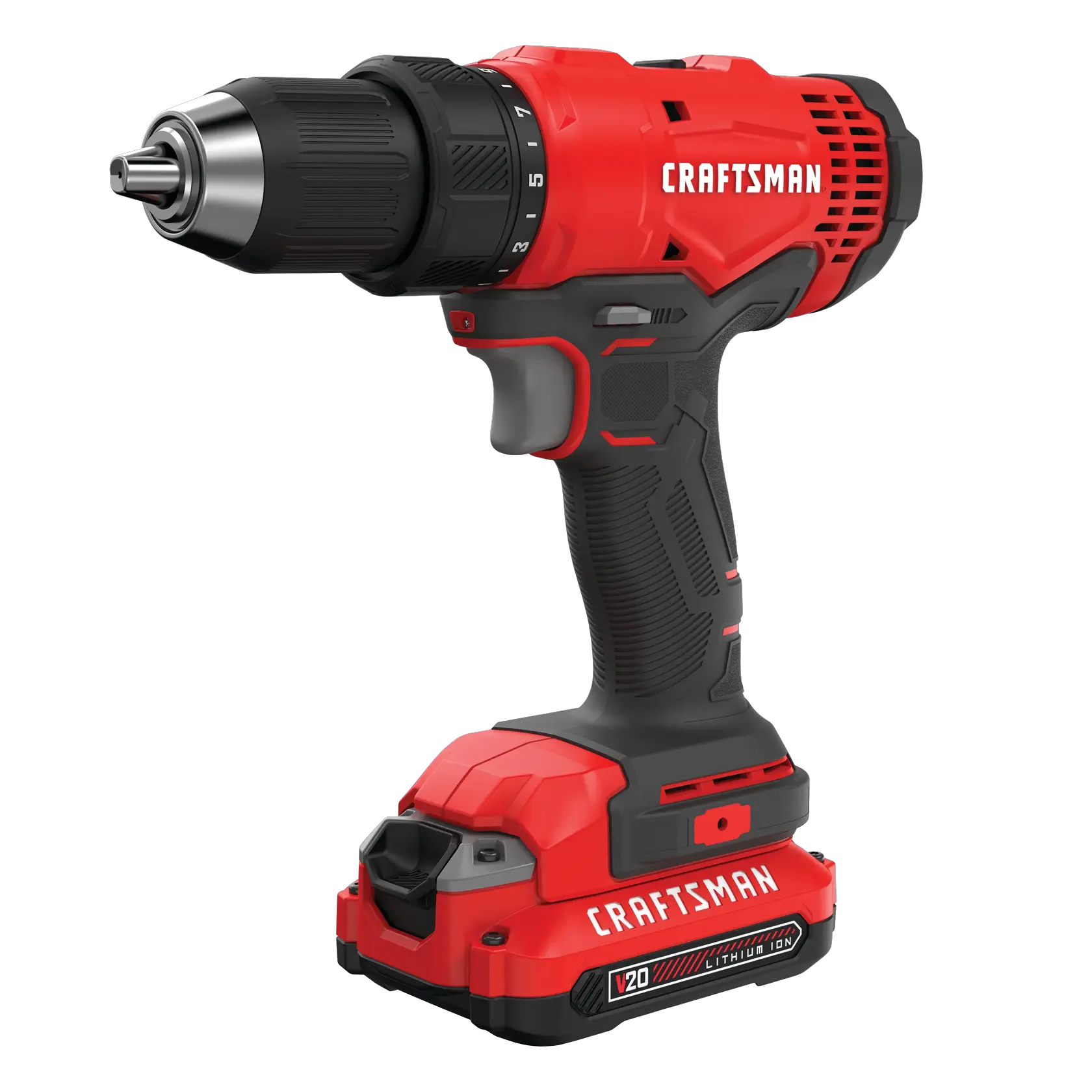 Half inch cordless drill and driver kit 2 batteries.
