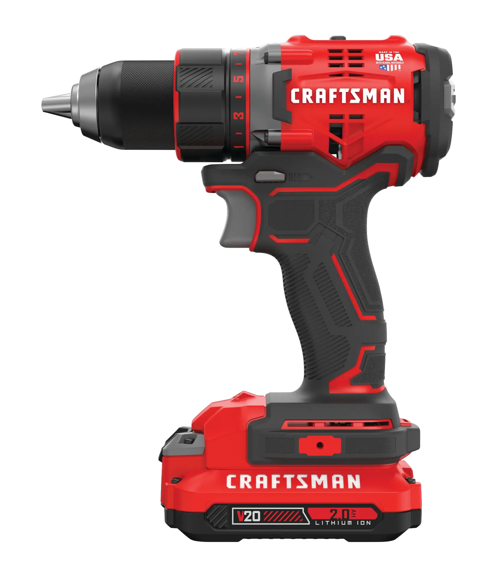 View of CRAFTSMAN Drills: Compact on white background