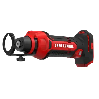 View of CRAFTSMAN Angle Grinder on white background