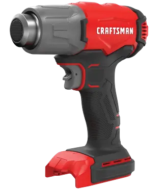 View of CRAFTSMAN Heat Gun on white background