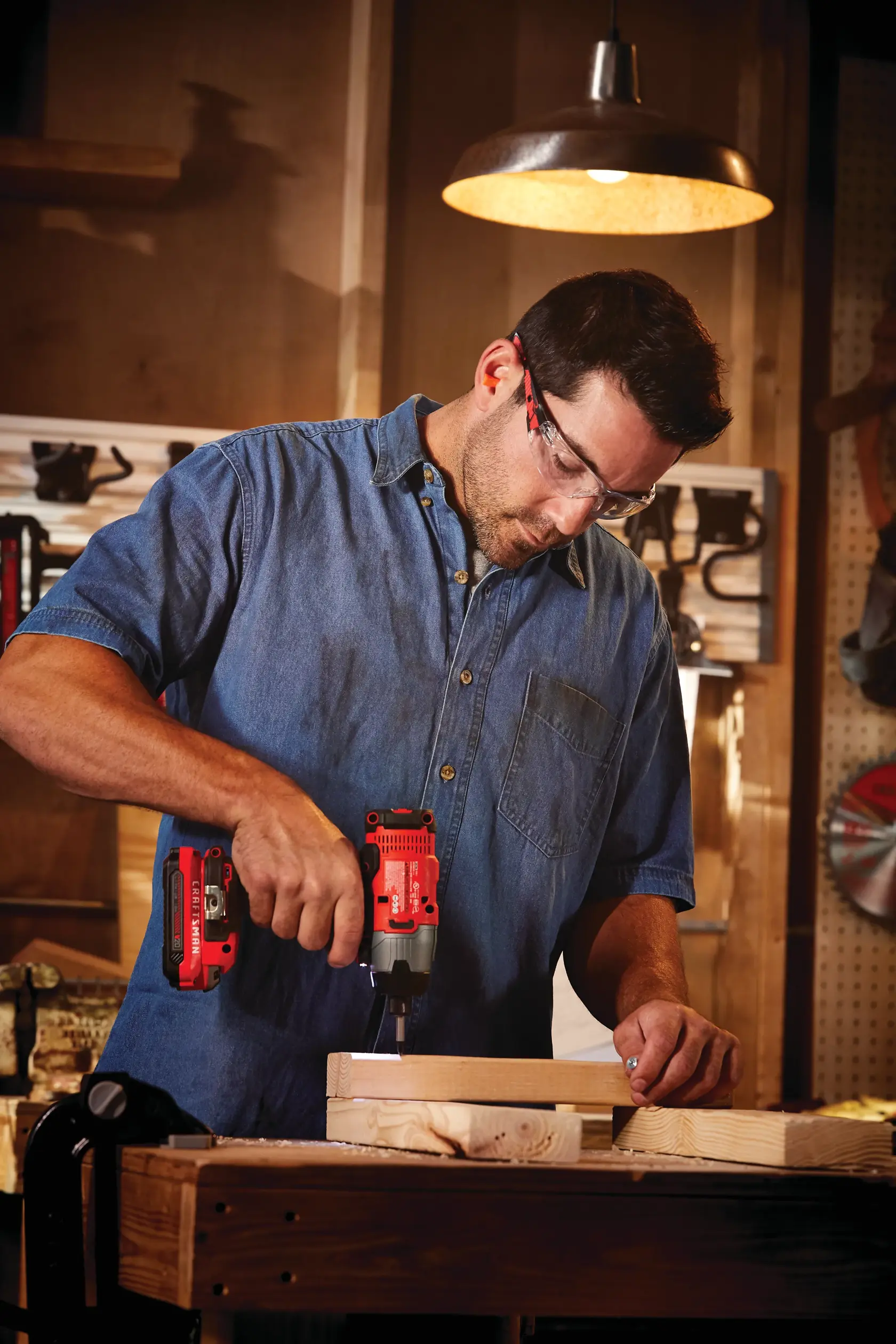 View of CRAFTSMAN Drills: Impact Driver  being used by consumer.