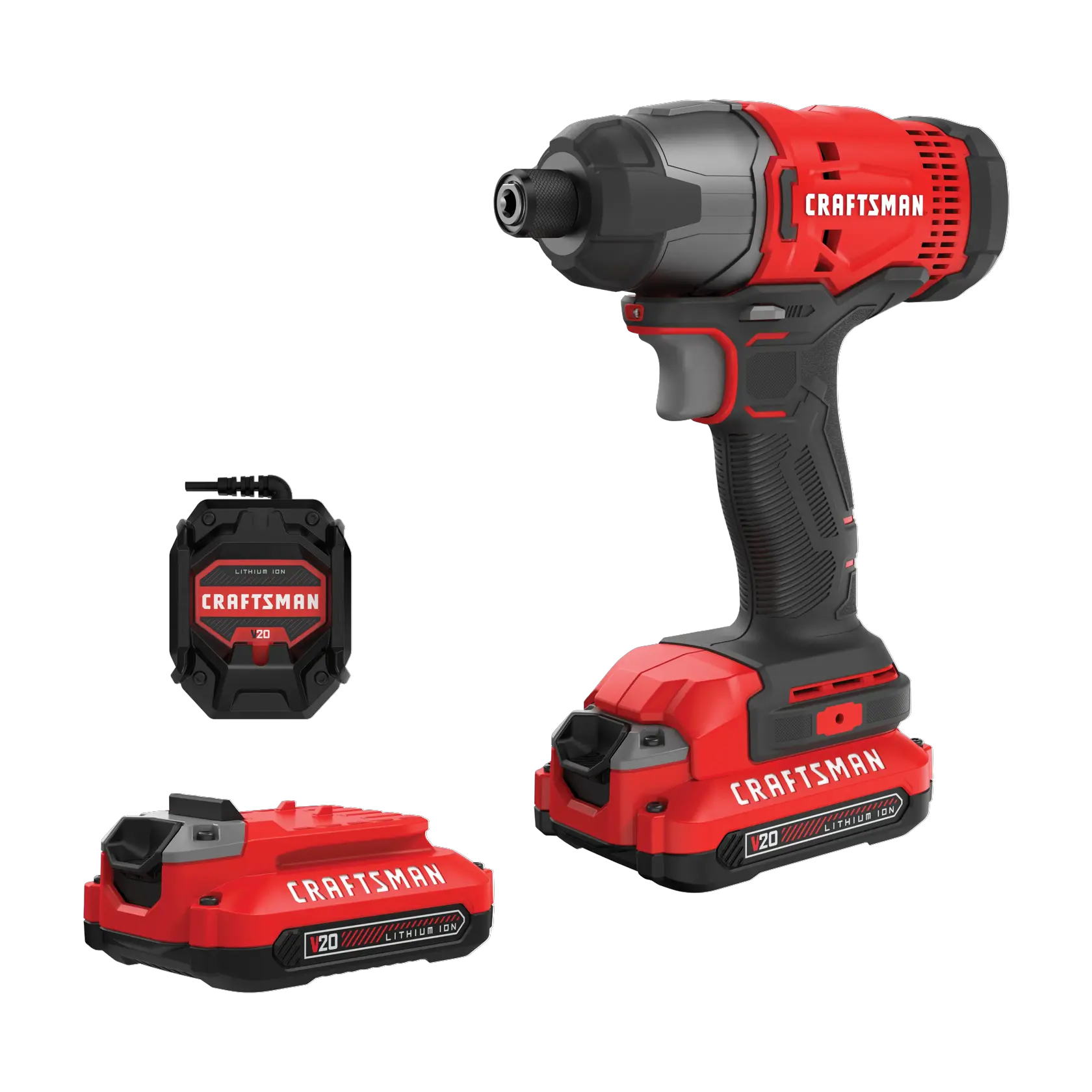 red and black CRAFTSMAN Power Tool
