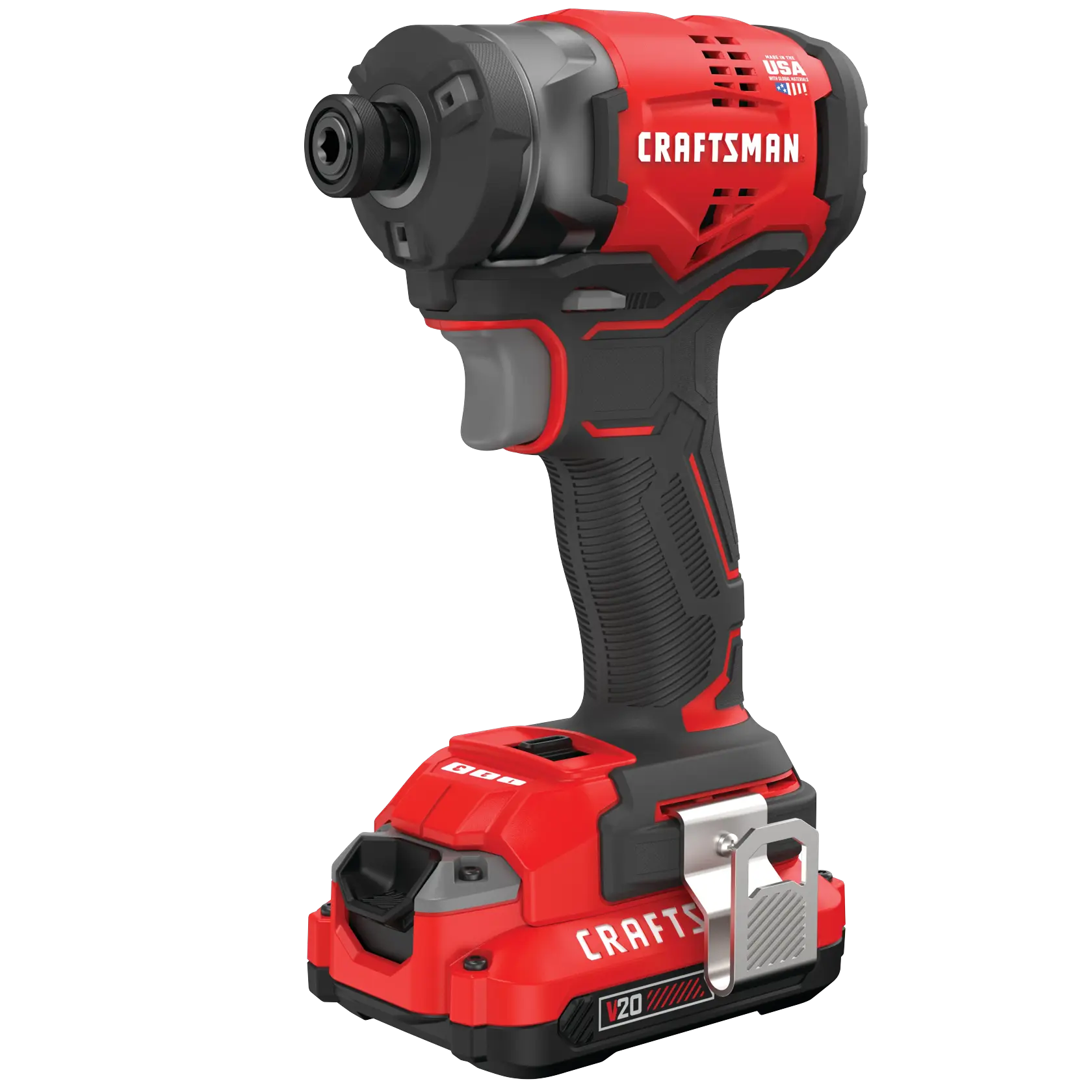 Brushless cordless impact driver 2 batteries.