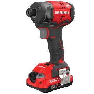 Brushless cordless impact driver 2 batteries.