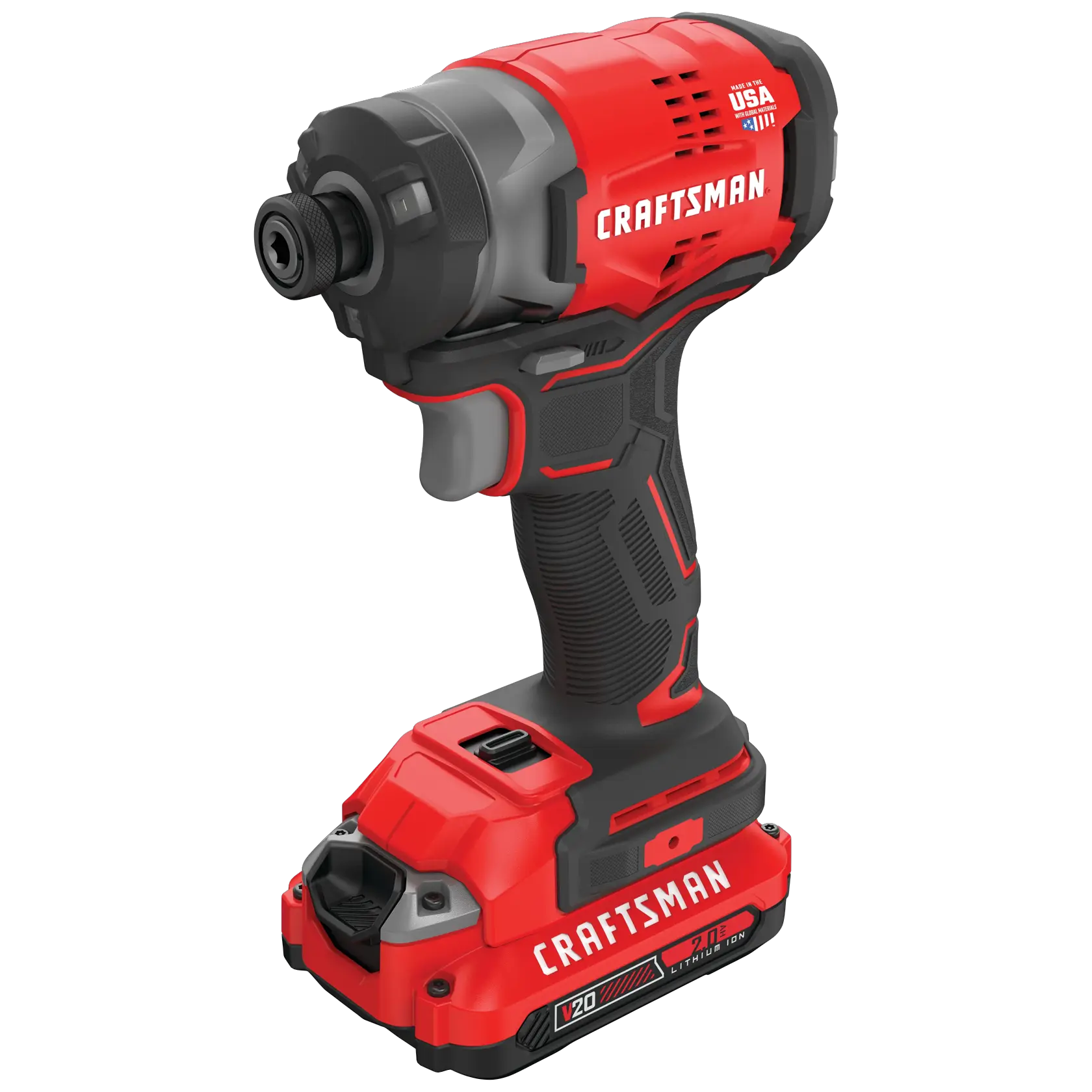 Brushless cordless impact driver 2 batteries.