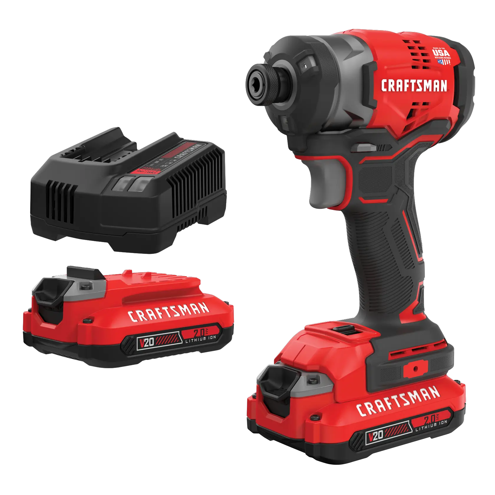 red and black CRAFTSMAN Power Tool