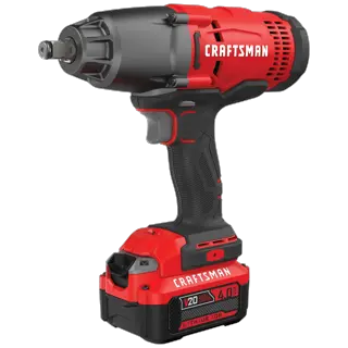 Cordless half inch impact wrench kit 1 battery.