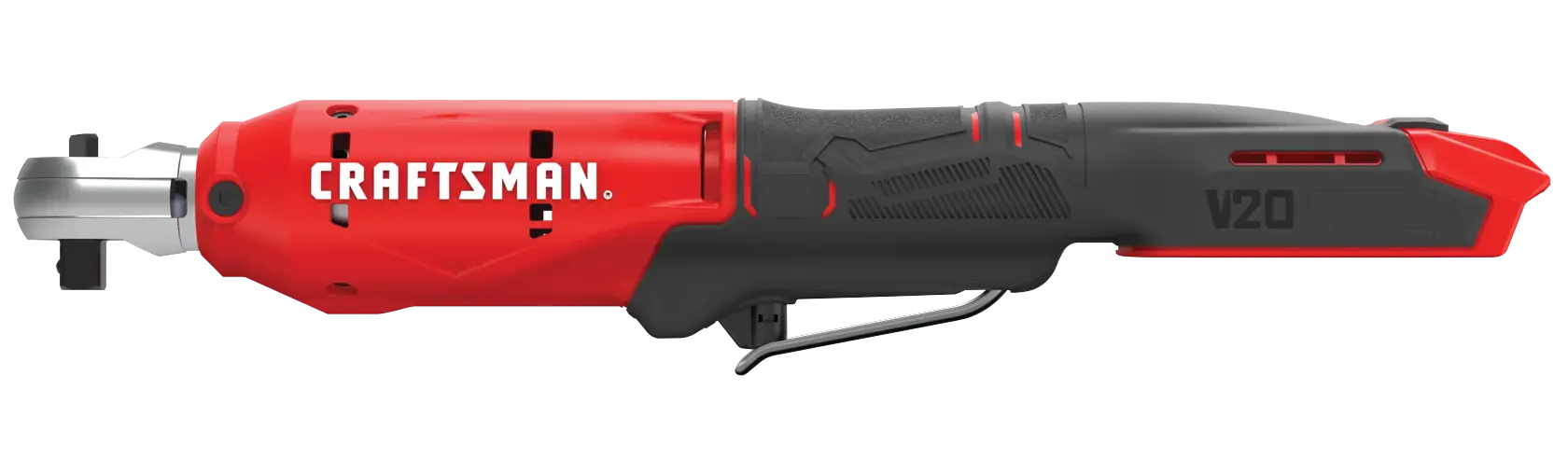 View of CRAFTSMAN Ratchets on white background