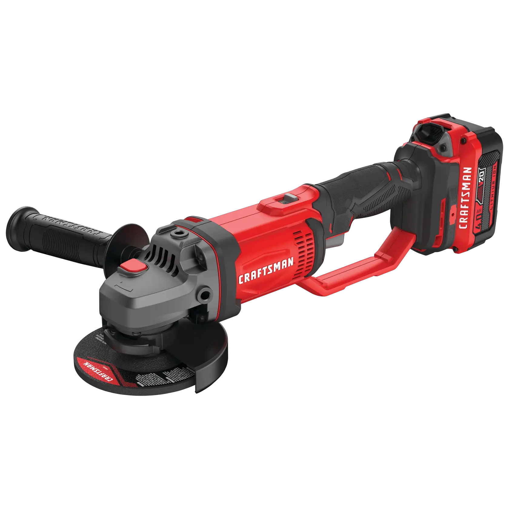 Cordless 4 and half inch small angle grinder kit 1 battery.
