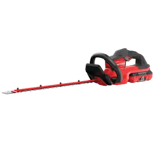 Cordless 24 inch hedge trimmer kit 2.5 Ampere hours.